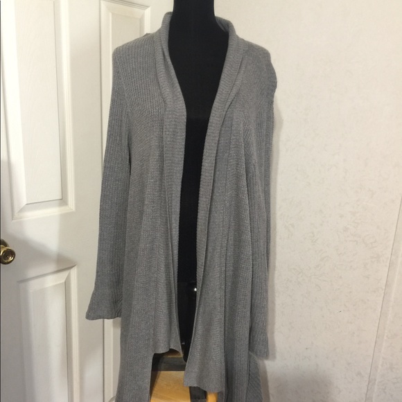 Apt. 9 Sweaters - Apt. 9 Gray Long Cardigan Size 3X.